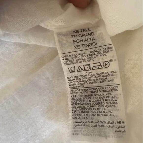 ON linen dress - size XS tall - Picture 4 of 5